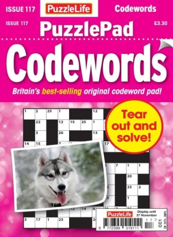 PuzzleLife PuzzlePad Codewords - Issue 117 2025 Magazine