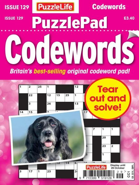 PuzzleLife PuzzlePad Codewords - October 2026 Magazine