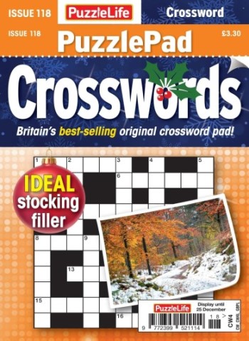 PuzzleLife PuzzlePad Crosswords - Issue 118 2025 Magazine