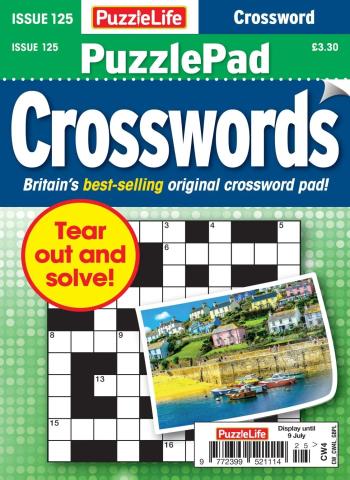 PuzzleLife PuzzlePad Crosswords - June 2026 cover