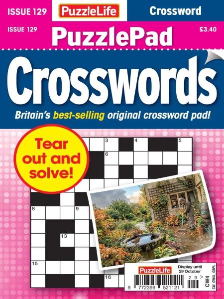 PuzzleLife PuzzlePad Crosswords - October 2026 Magazine