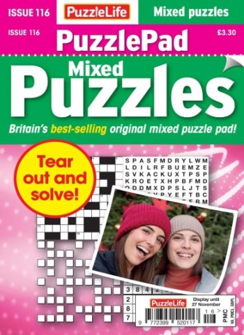 PuzzleLife PuzzlePad Puzzles - Issue 116 2025 Magazine