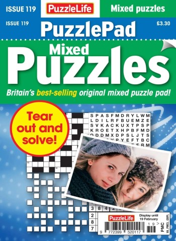 PuzzleLife PuzzlePad Puzzles - January 2026 cover
