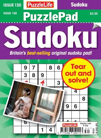 PuzzleLife PuzzlePad Sudoku - June 2026 Magazine