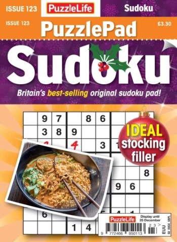 PuzzleLife PuzzlePad Sudoku - November 2025 2025 Magazine