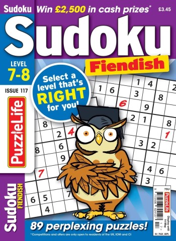 PuzzleLife Sudoku Fiendish - April 2026 cover