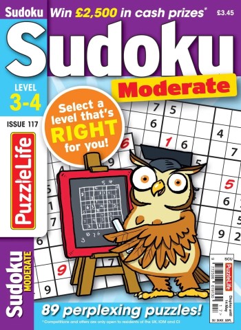 PuzzleLife Sudoku Moderate - April 2026 cover