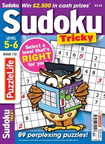 PuzzleLife Sudoku Tricky - Issue 112 2025 Magazine