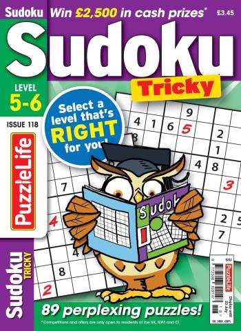 PuzzleLife Sudoku Tricky - June 2026 Magazine