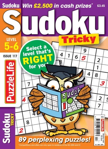 PuzzleLife Sudoku Tricky - May 2026 cover