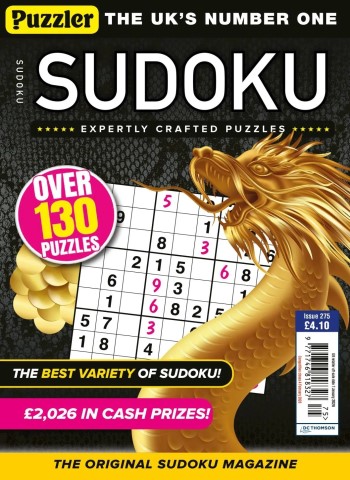 Puzzler Sudoku - Issue 275 2025 Magazine