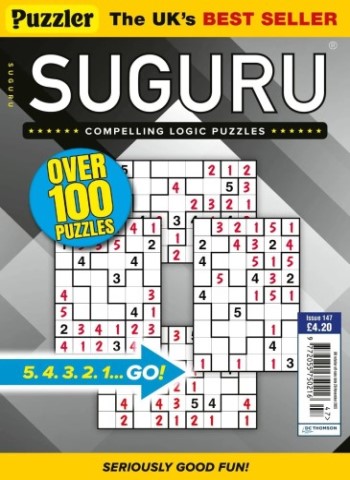 Puzzler Suguru - Issue 147 2025 Magazine