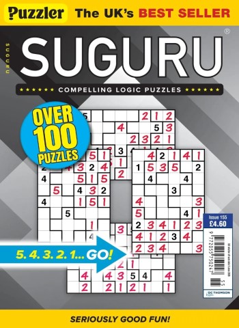 Puzzler Suguru - Issue 155 2026 Magazine