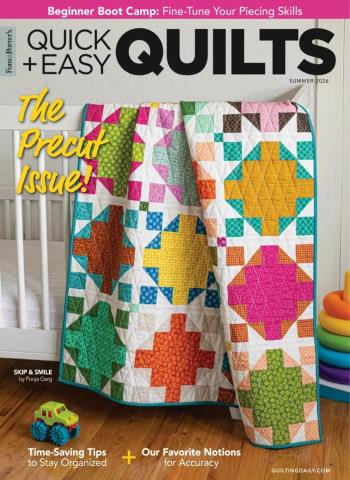 Quick+Easy Quilts - Summer 2026 cover