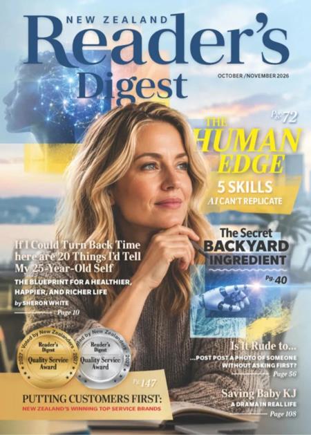 Reader's Digest New Zealand - October-November 2026 cover