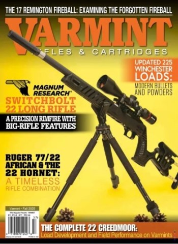 Rifle Magazine - Varmint Rifles & Cartridges Fall 2025 Magazine