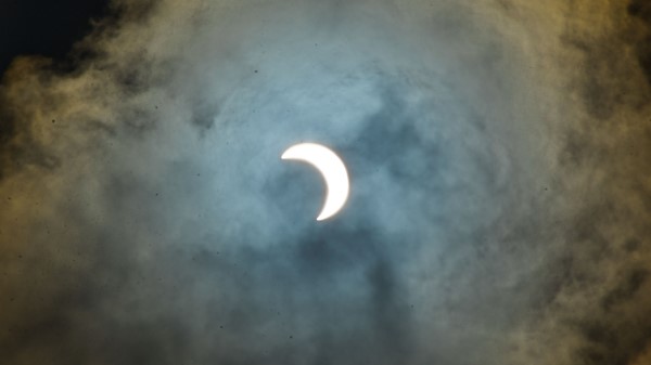 Moon Clouds Night wallpaper