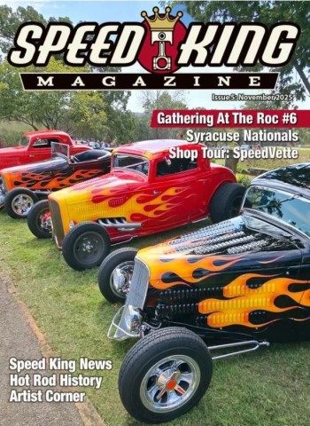 Front cover of Speed King Magazine - November 2025 magazine issue