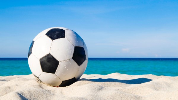 Soccer Ball Football Sand wallpaper