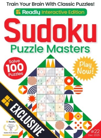 Sudoku Puzzle Masters - December 2025 Magazine