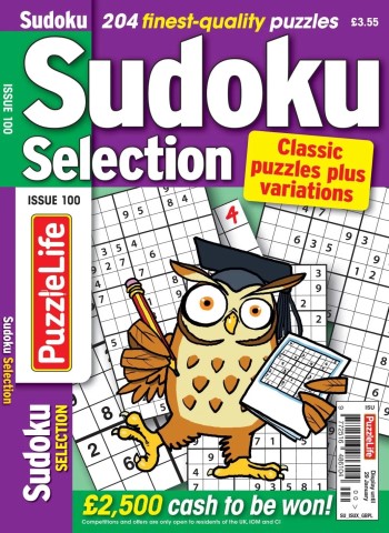 Front cover of Sudoku Selection - Issue 100 2026 magazine issue