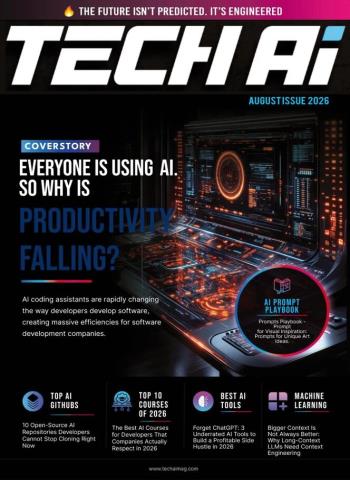 Tech AI Magazine - August 2026 cover