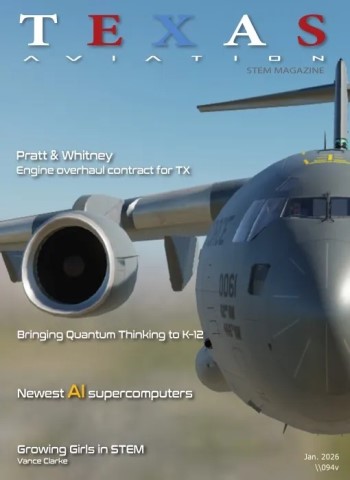 Texas Aviation STEM Magazine - January 2026 cover