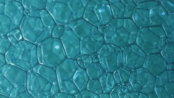 Bubbles Water Blue wallpaper