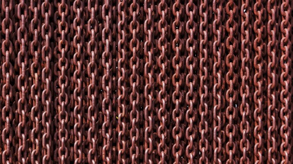 Chain Iron Solid Wallpaper