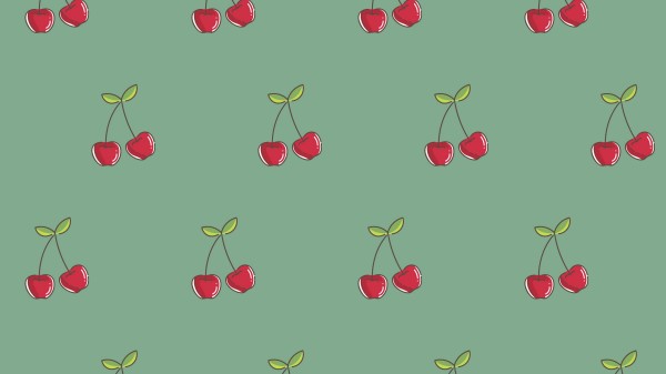 Cherry Patterns Berries wallpaper