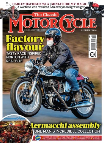 Front cover of The Classic MotorCycle - February 2026 magazine issue