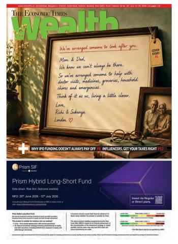 The Economic Times Wealth - July 13, 2026 cover