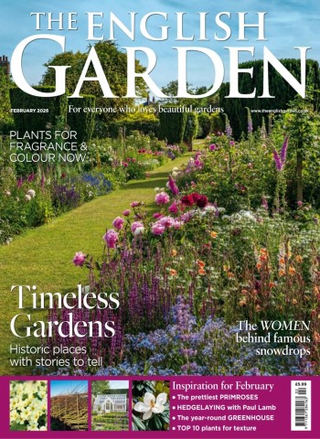 Front cover of The English Garden - February 2026 magazine issue