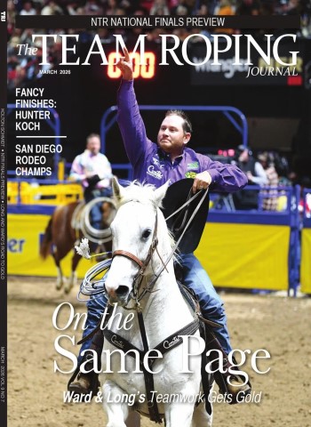 The Team Roping Journal - March 2026 cover