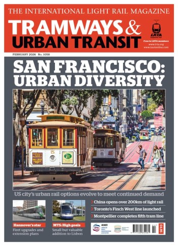 Tramways & Urban Transit - February 2026 cover