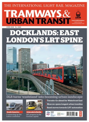 Tramways & Urban Transit - June 2026 cover
