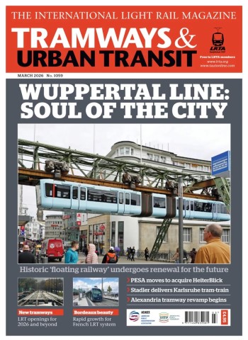 Tramways & Urban Transit - March 2026 cover