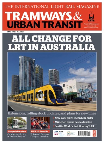 Tramways & Urban Transit - May 2026 cover