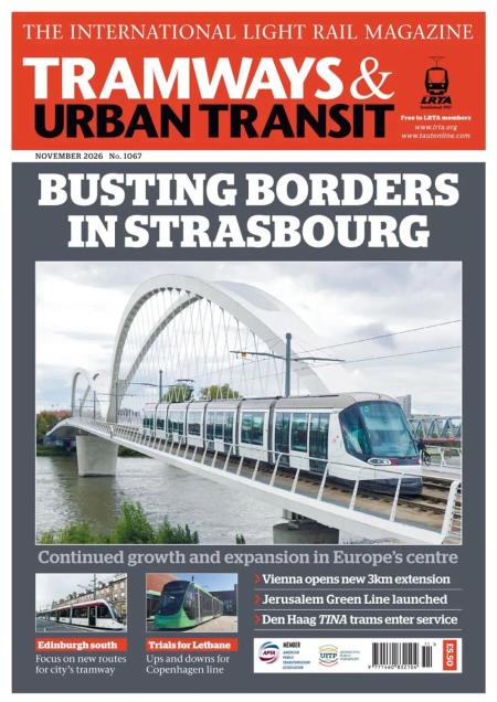 Tramways & Urban Transit - November 2026 Magazine
