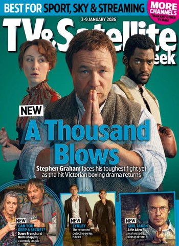 Front cover of TV & Satellite Week - 3 January 2026 magazine issue