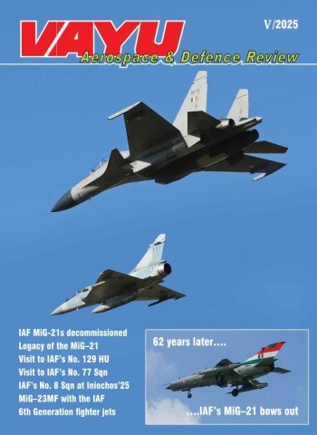 Vayu Aerospace & Defence Review - Issue V, September-October 2025 cover