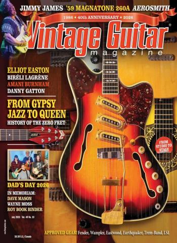Vintage Guitar - July 2026 cover
