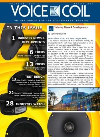 Voice Coil Magazine - January 2026 Magazine
