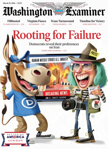 Washington Examiner - March 25, 2026 cover