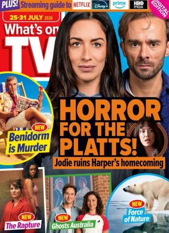 What's on TV - 25 July 2026 cover