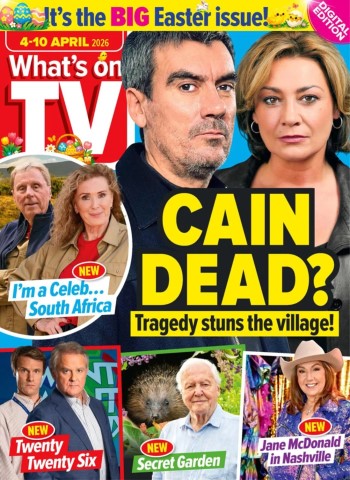 What's on TV - 4 April 2026 cover