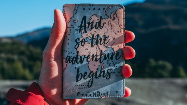 Adventure Inscription Hand Wallpaper