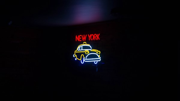 Art Neon Inscription New York Wallpaper