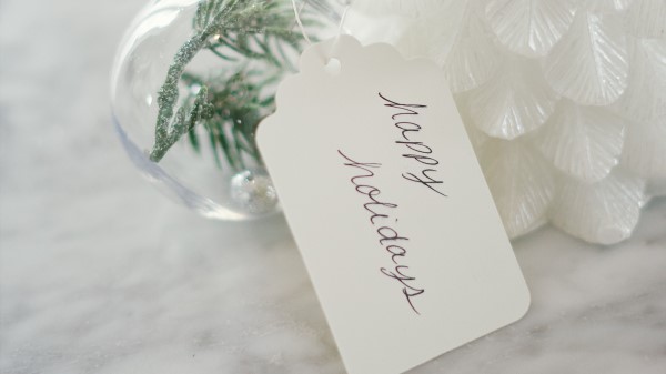 Ball Decoration Inscription Wallpaper