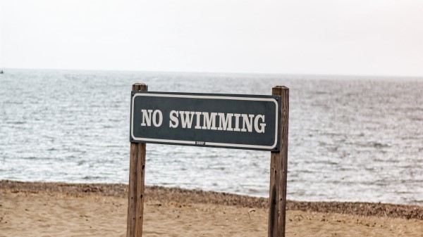 Beach Coast Inscription Wallpaper